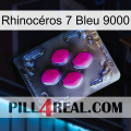 Rhinocéros 7 Bleu 9000 02